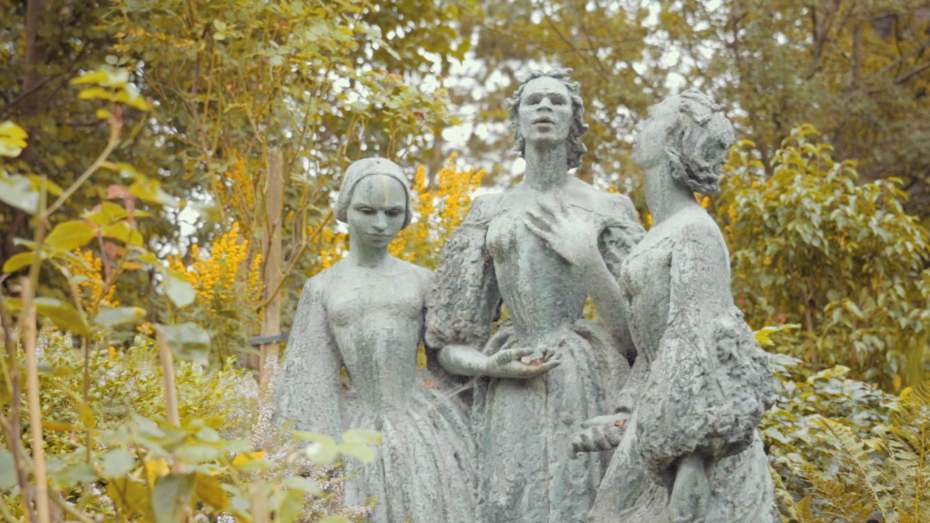 Brontë  Sisters Sculpture (1951) Created by Jocelyn Horner in Bronze